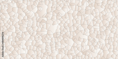 Abstract geometric mosaic broken tiles design stained seamless geometric retro pattern broken quartz crystalized polygonal diamond shape vintage vector background.