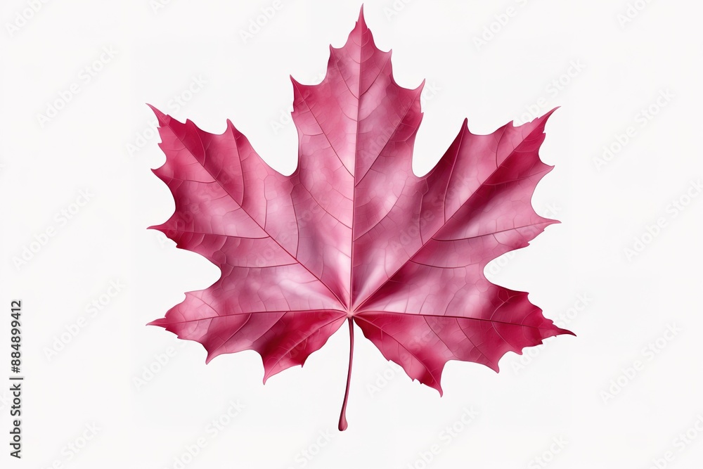 Naklejka premium Autumn leaf. Autumn maple leaf isolated 