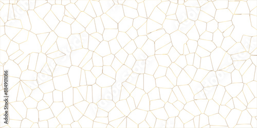 Abstract geometric mosaic broken tiles design stained seamless geometric retro pattern broken quartz crystalized polygonal diamond shape vintage vector background.
