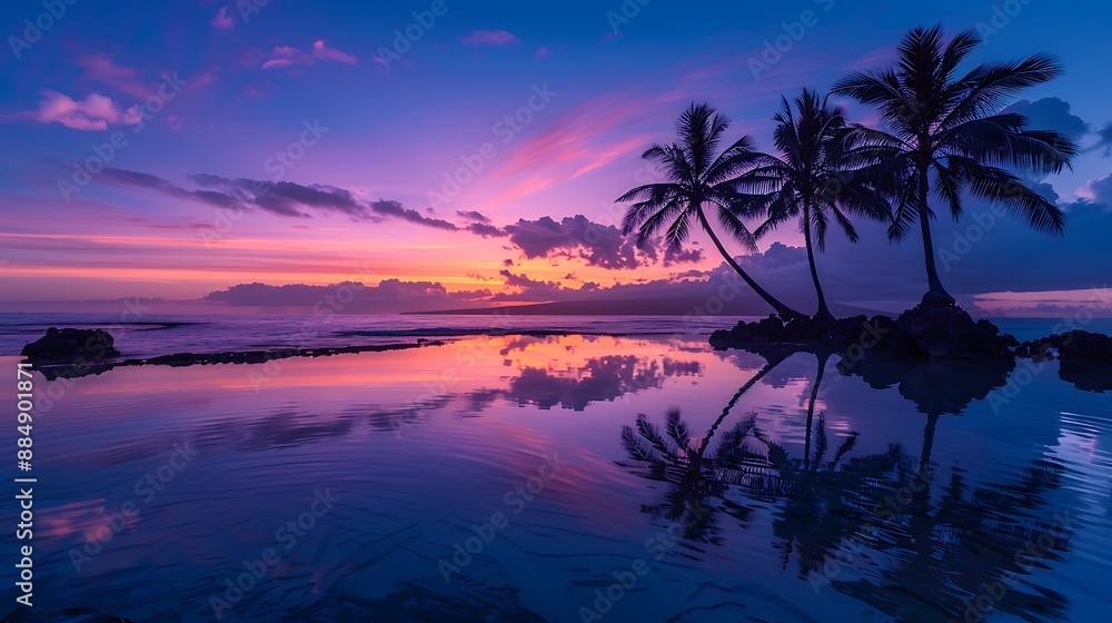 Sunset Reflections in Paradise Sunset Reflections in Paradise