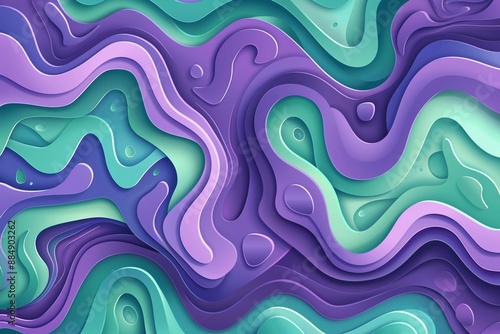 Colorful waves background