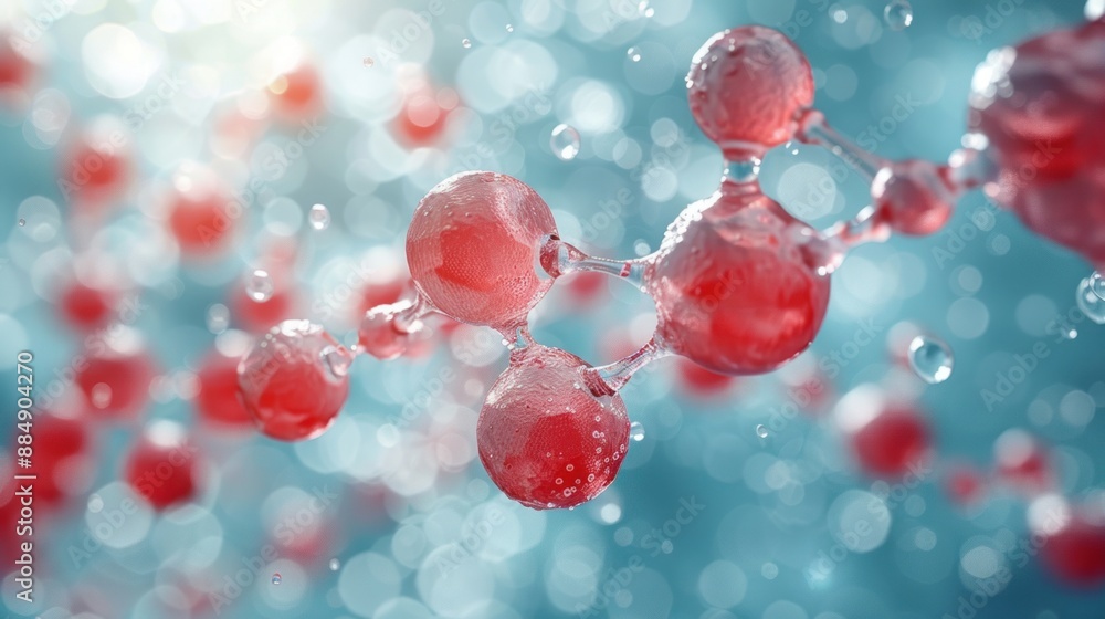 Abstract Molecular Structure: A Glimpse into the Microscopic World Abstract Molecular Structure: A Glimpse into the Microscopic World