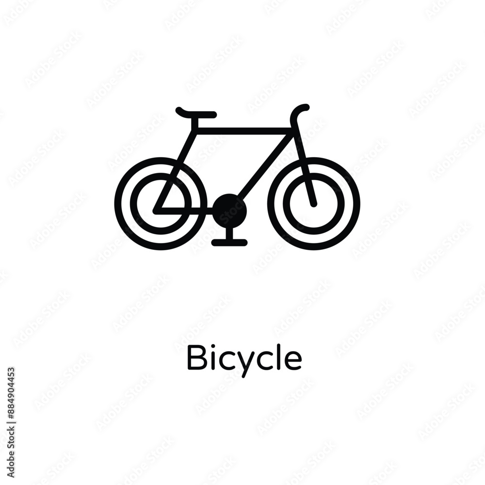 Bicycle vector icon Bicycle vector icon