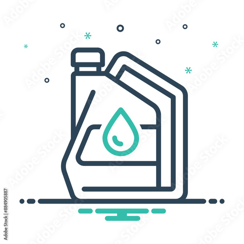 Mix icon for oil canister