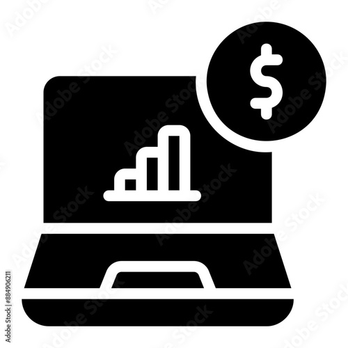 earnings glyph icon
