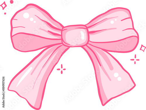 Cute pink coquette ribbon