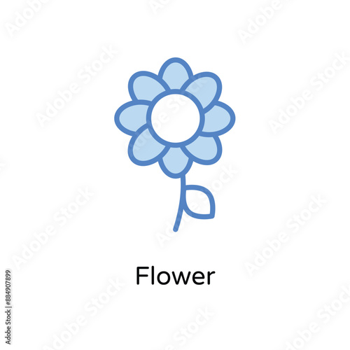 Flower vector icon