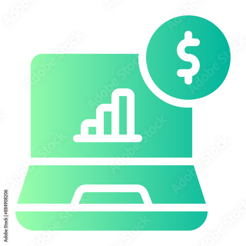 earnings gradient icon