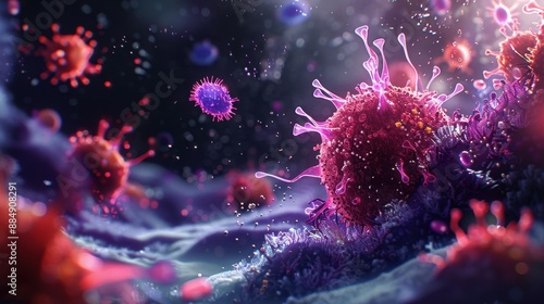 Immunology: Focuses on understanding how the immune system responds to pathogens, allergens, and foreign substances, pivotal in disease and health studies. 