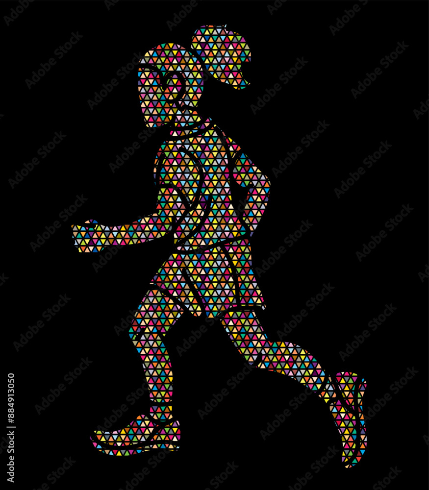 A Girl Running A Child Run Action Cartoon Sport Graphic Vector A Girl Running A Child Run Action Cartoon Sport Graphic Vector