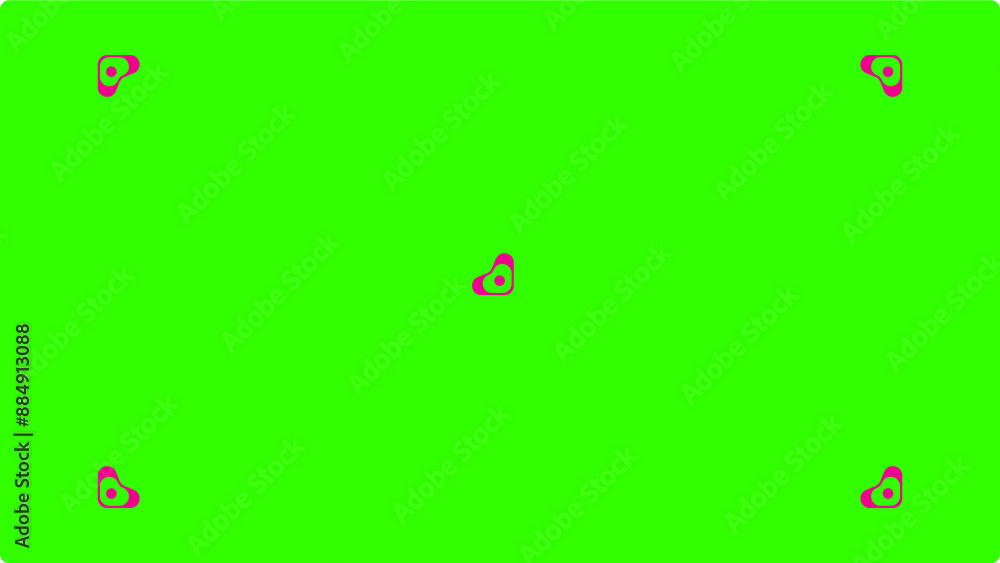 Green screen background, VFX motion tracking markers. Art design green screen backdrop template. Abstract concept video footage replacement tracking markers element. Green screen background, VFX motion tracking markers. Art design green screen backdrop template. Abstract concept video footage replacement tracking markers element.