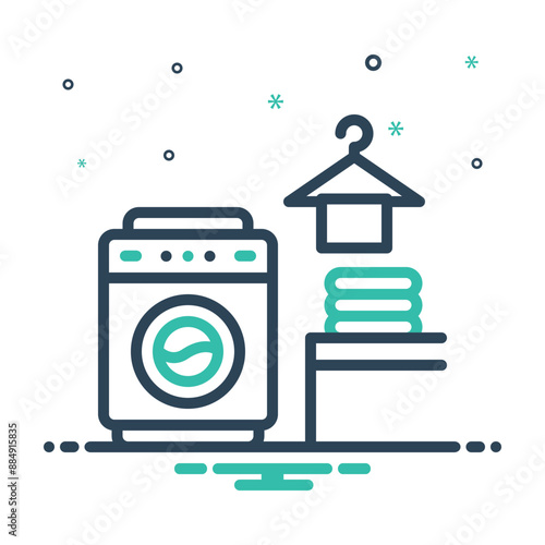 Mix icon for laundry
