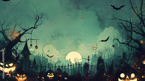 cute Halloween background