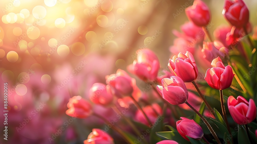 A Field of Delicate Pink Flowers A Field of Delicate Pink Flowers