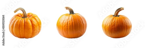 Wallpaper Mural Collection of pumpkin isolated on transparent background. Generated ai Torontodigital.ca