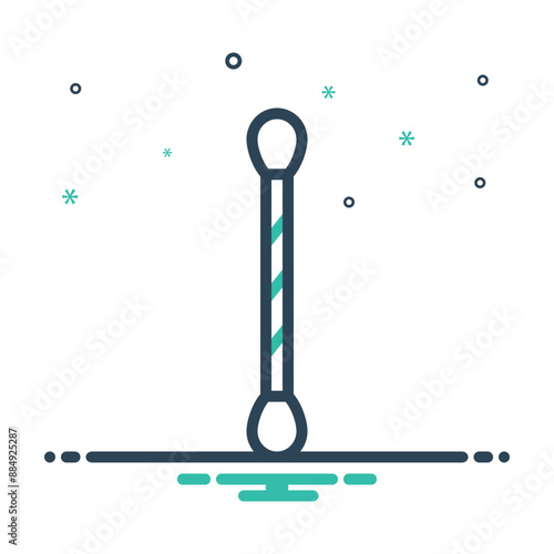 Mix icon for ear sticks