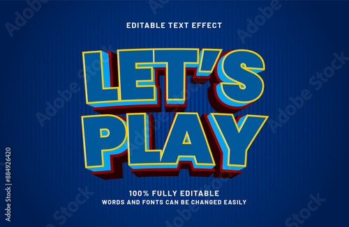 lets play editable text effect in game and kids text style