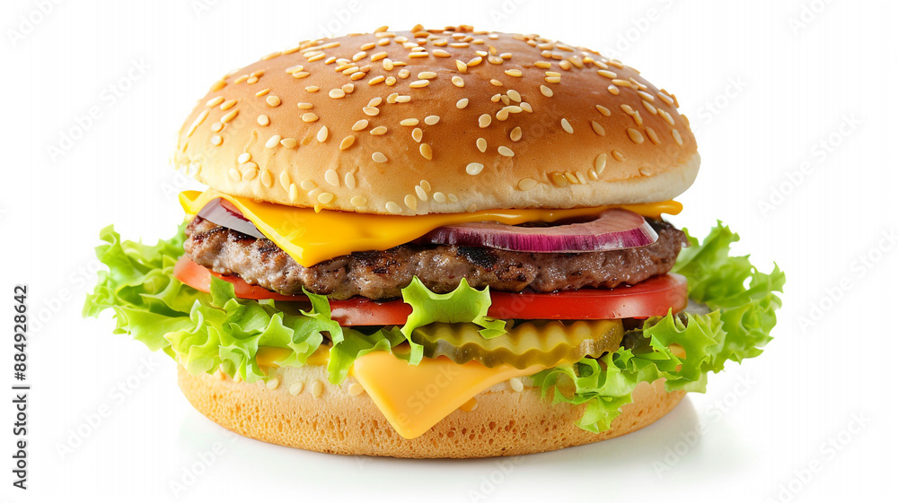 Hamburger isolated on white background fresh burger fast food with beef and cheese. hamburger, fresh burger, fast food, beef burger, cheese burger, burger isolated, white background, Hamburger isolated on white background fresh burger fast food with beef and cheese. hamburger, fresh burger, fast food, beef burger, cheese burger, burger isolated, white background,