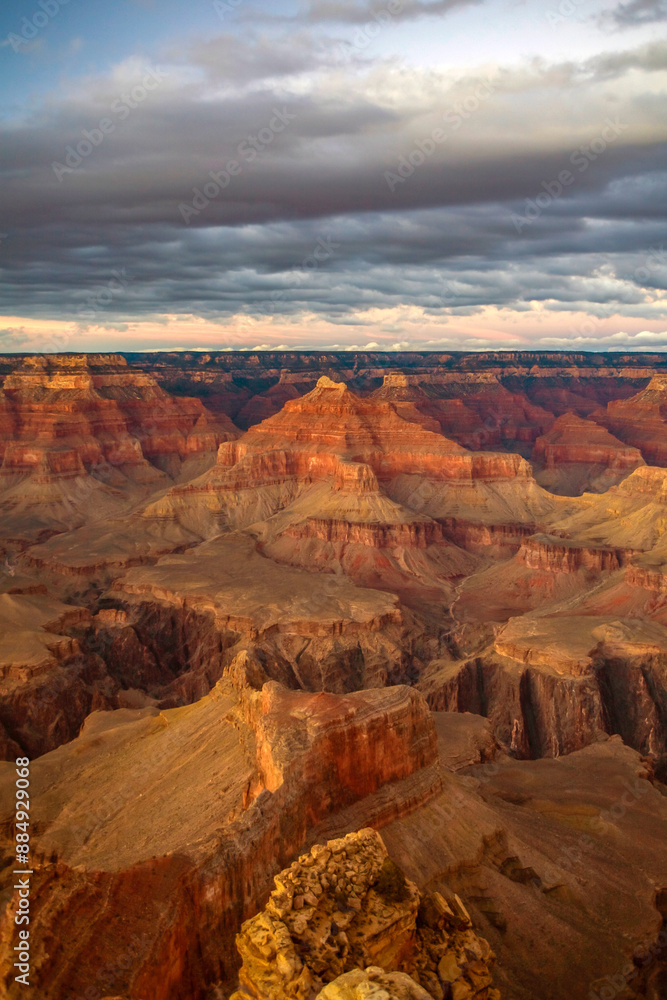 The Grand Canyon at sunset The Grand Canyon at sunset