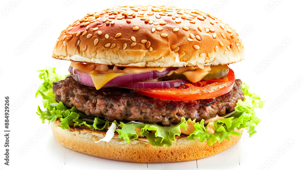 Hamburger isolated on white background fresh burger fast food with beef and cheese. hamburger, fresh burger, fast food, beef burger, cheese burger, burger isolated, white background, Hamburger isolated on white background fresh burger fast food with beef and cheese. hamburger, fresh burger, fast food, beef burger, cheese burger, burger isolated, white background,