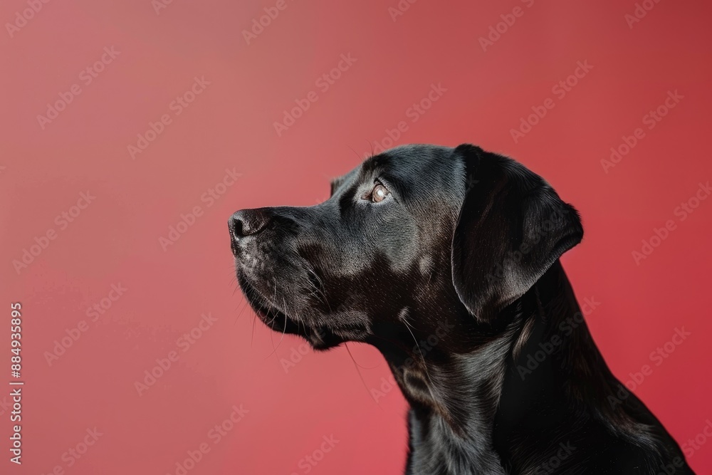 Simple and elegant dog photograph against a solid-colored background, perfect for graphic design use Simple and elegant dog photograph against a solid-colored background, perfect for graphic design use