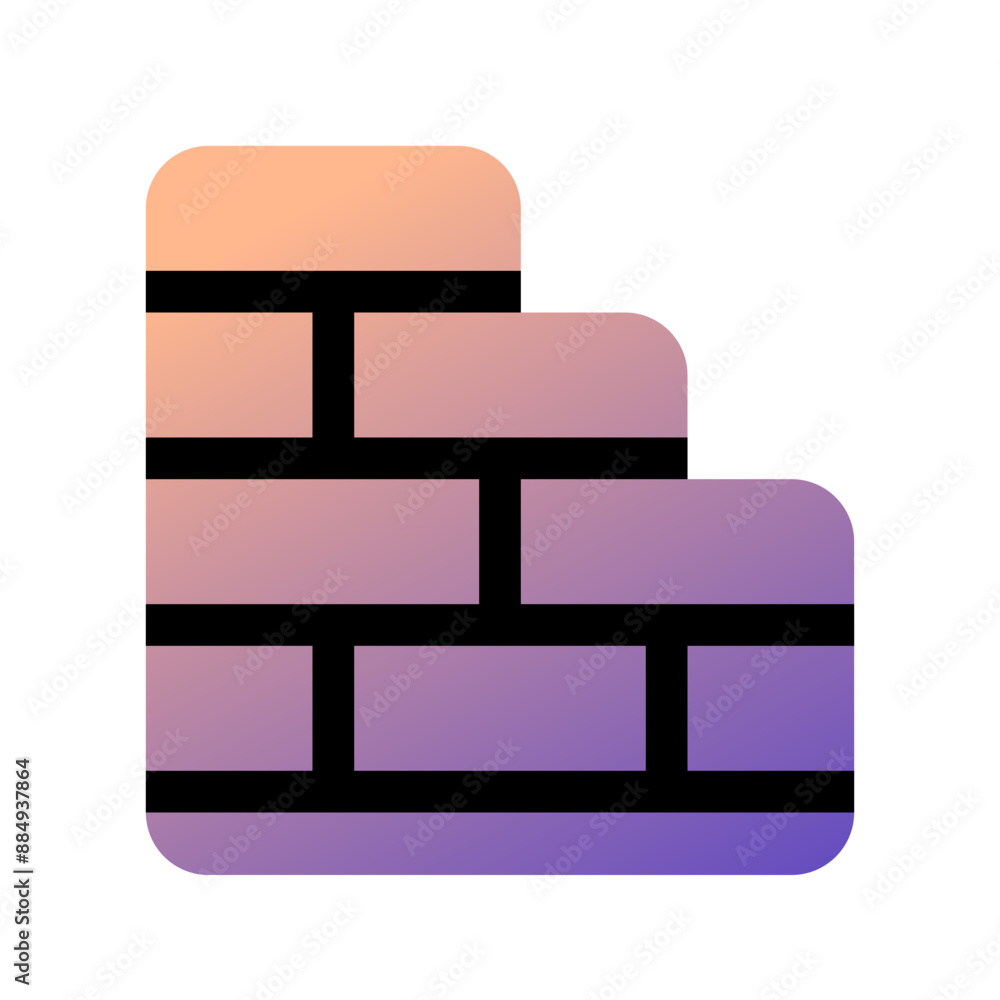 Editable brick, mason wall, building vector icon. Construction, tools, industry. Part of a big icon set family. Perfect for web and app interfaces, presentations, infographics, etc Editable brick, mason wall, building vector icon. Construction, tools, industry. Part of a big icon set family. Perfect for web and app interfaces, presentations, infographics, etc