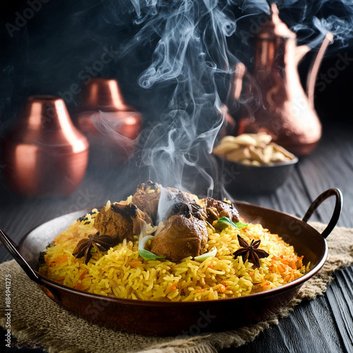 Asian Chicken Biryani I Indian Chicken Biriyani photo