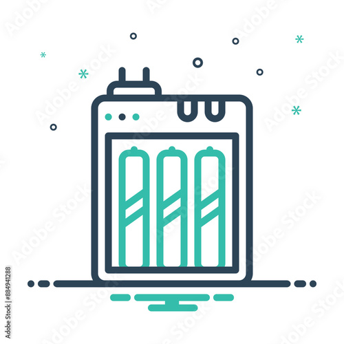 Mix icon for battery