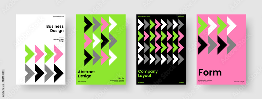 Obraz premium Creative Poster Layout. Modern Banner Design. Isolated Flyer Template. Background. Book Cover. Report. Business Presentation. Brochure. Brand Identity. Notebook. Newsletter. Portfolio. Advertising