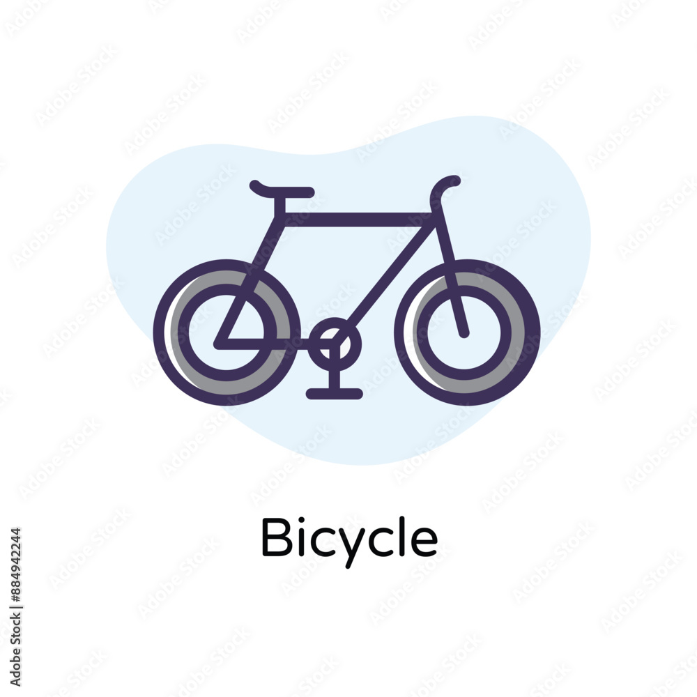 Bicycle vector icon Bicycle vector icon