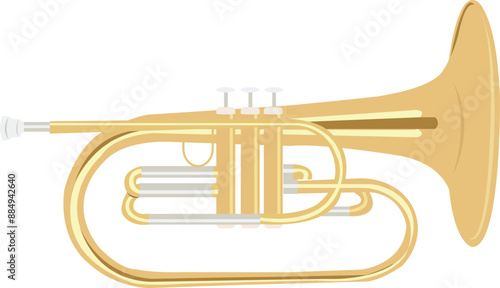 mellophone clipart or illustration isolated on a transparent background. mellophone instrument
png.
