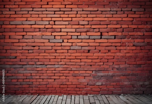 red brick wall