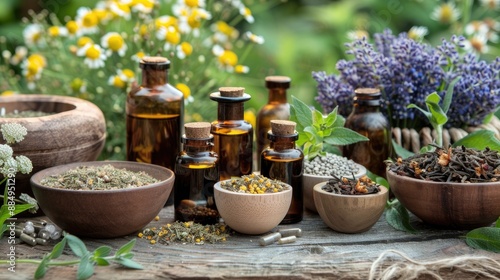 Wallpaper Mural Herbal therapy as alternative healthcare Torontodigital.ca