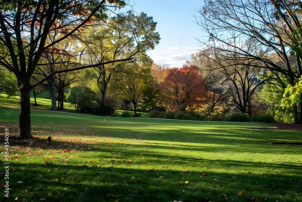 autumn landscape, falling leaves, autumn park autumn landscape, falling leaves, autumn park