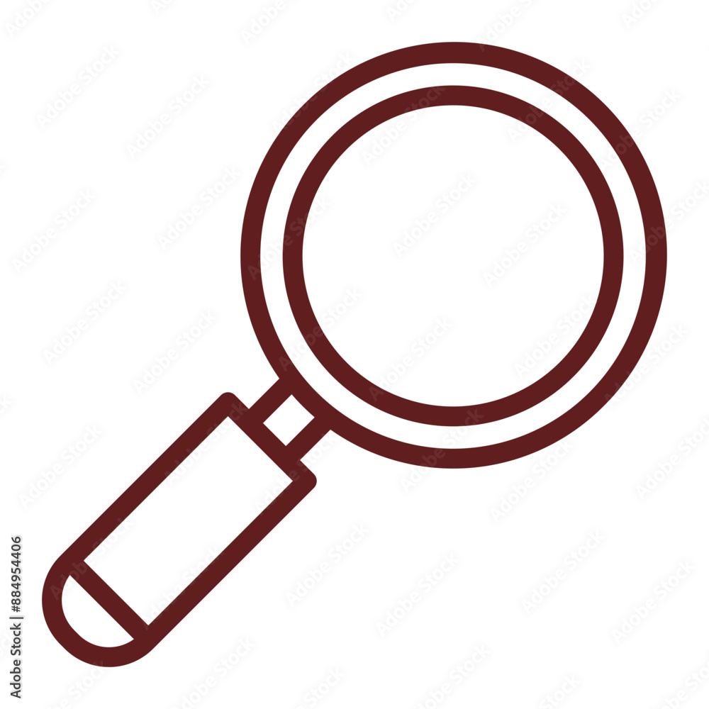search Vector Line Maroon Icon Design search Vector Line Maroon Icon Design