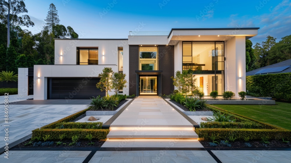 Architectural marvel with an emphasis on elegant, aesthetic lines, showcasing modern design and sophisticated structure, bathed in natural light Architectural marvel with an emphasis on elegant, aesthetic lines, showcasing modern design and sophisticated structure, bathed in natural light