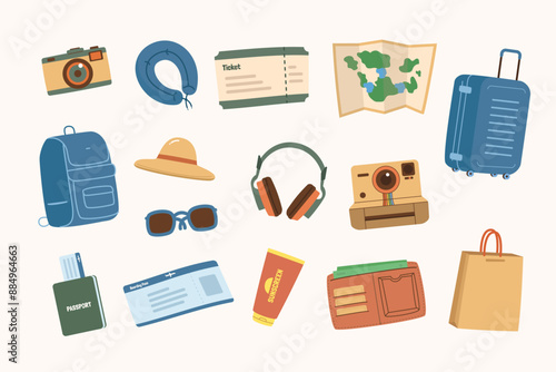 Traveling Stuff Illustration