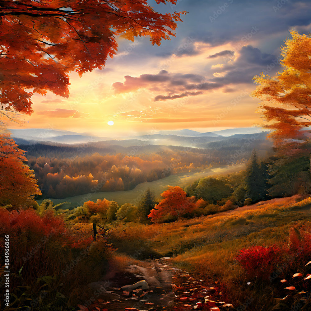 autumn in the mountains