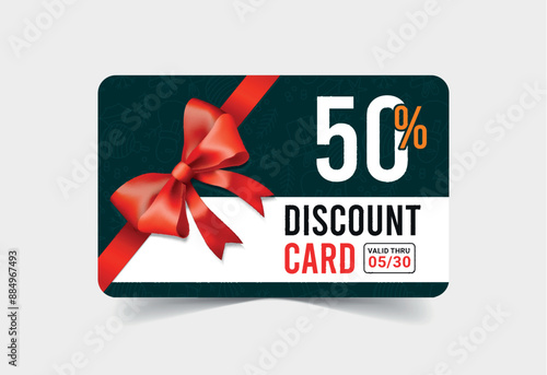 Discount and coupon cards with special discount card