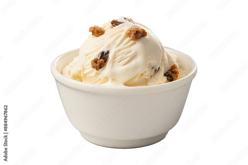 Delicious Rum Raisin Ice Cream PNG with Transparent Background for Food Photography, Digital Art, and Culinary Design Projects Delicious Rum Raisin Ice Cream PNG with Transparent Background for Food Photography, Digital Art, and Culinary Design Projects