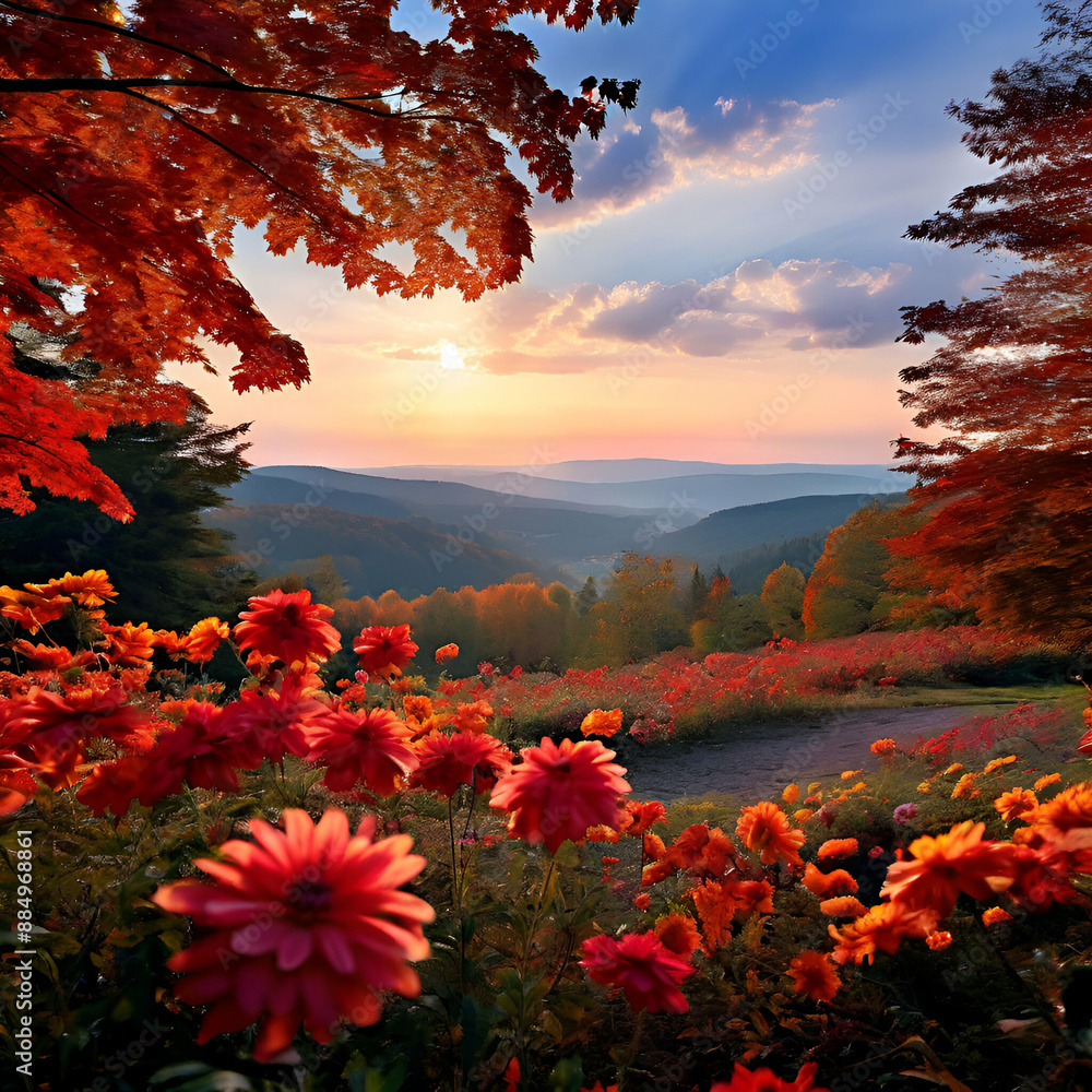 autumn in the mountains