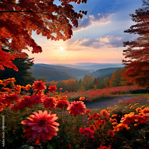 autumn in the mountains
