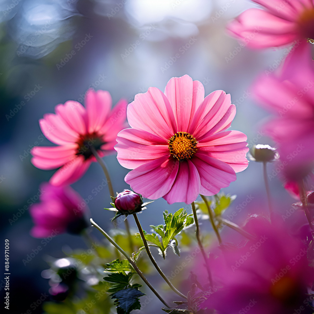 pink cosmos flower
