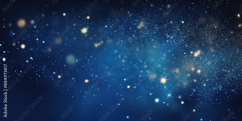 Abstract Blue Background with Sparkling Lights Abstract Blue Background with Sparkling Lights
