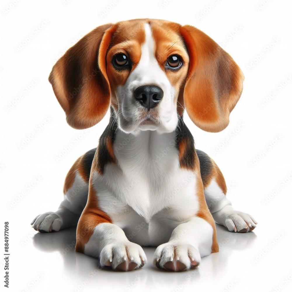 beagle dog isolated on white beagle dog isolated on white