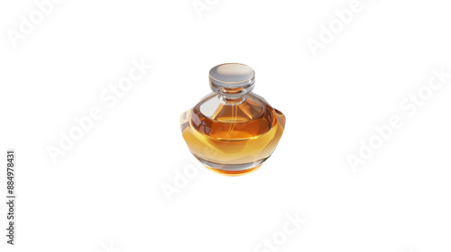 Perfume bottle, isolated photo