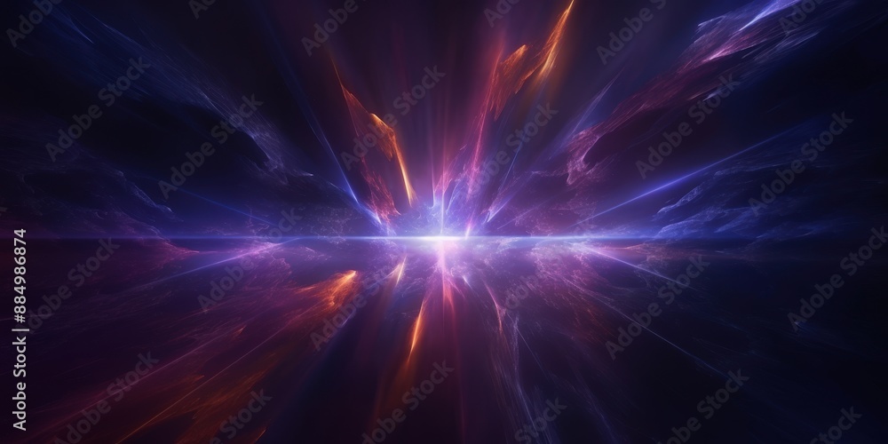 Fototapeta premium Abstract Cosmic Light Burst