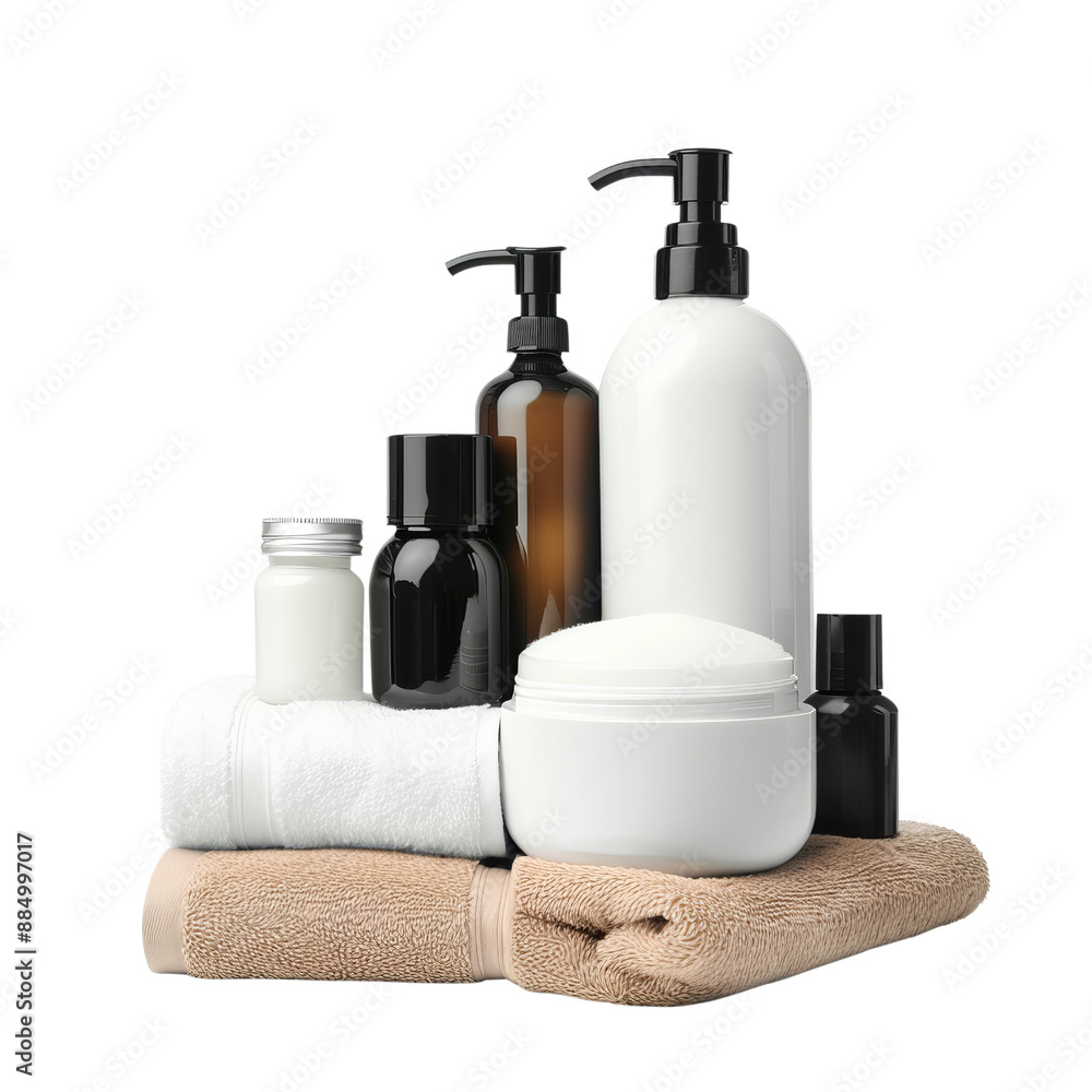 custom made wallpaper toronto digitalA collection of toiletries and lotions are displayed on a white towel