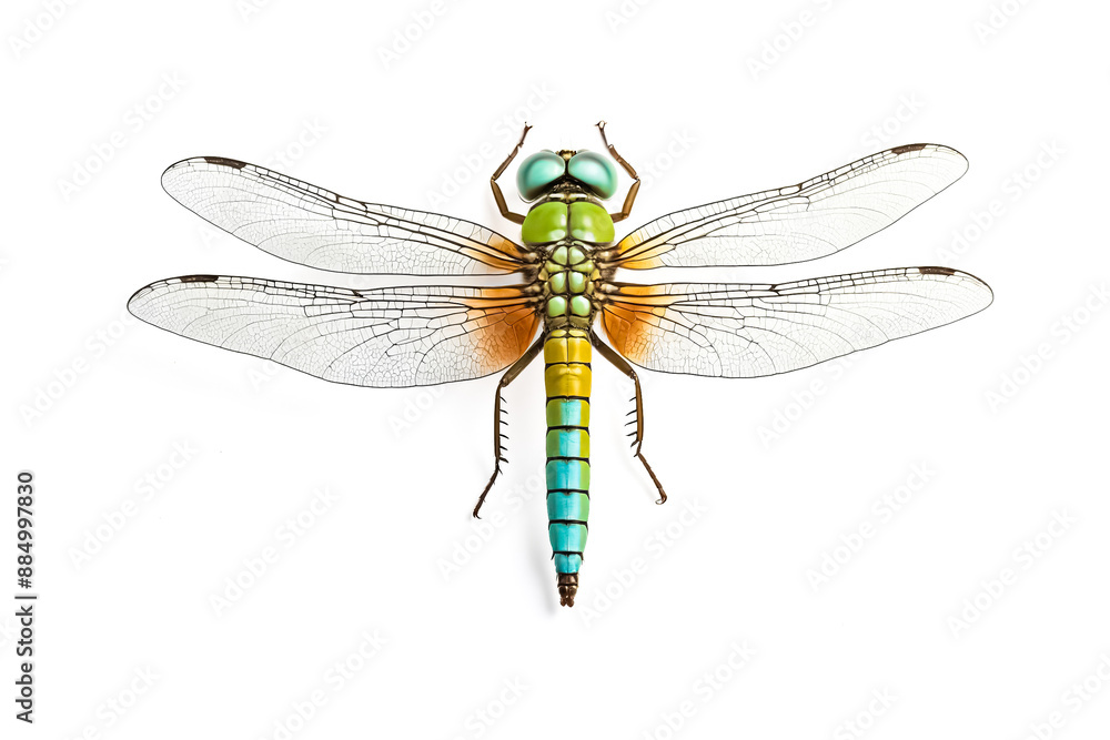 Dragonfly Isolated on White Background Dragonfly Isolated on White Background