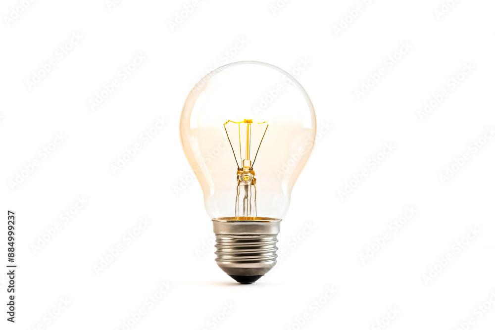 Light Bulb on White Background Light Bulb on White Background